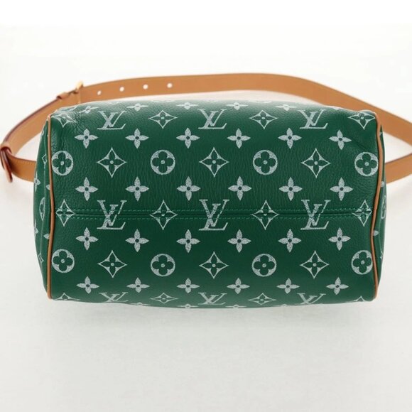 LOUIS VUITTON Monogram Speedy P9 Bandouliere 25 Bag Green M24423 LV Auth 139... - Picture 6 of 15